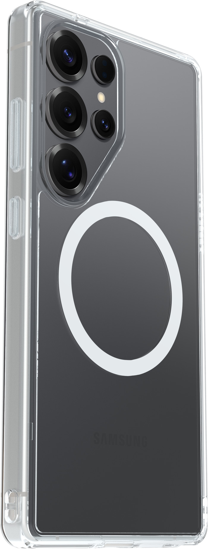 OtterBox Symmetry Samsung Galaxy S25 Ultra Back Cover with Magnet Transparent right side