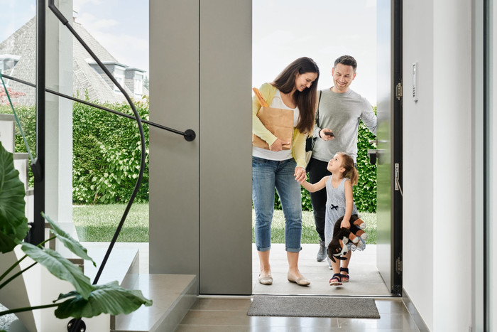 Nuki Power Pack Zwart product in gebruik