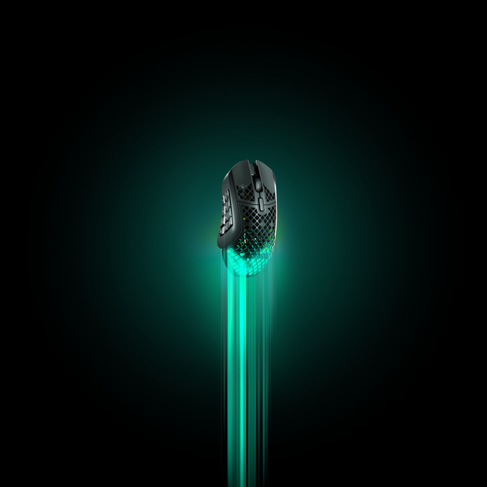 SteelSeries Aerox 9 Draadloze Gaming Muis Zwart null