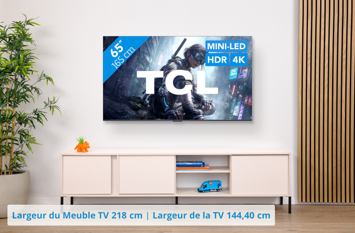 TCL QD Mini-LED 65" T8D (2026) visuel Coolblue 1