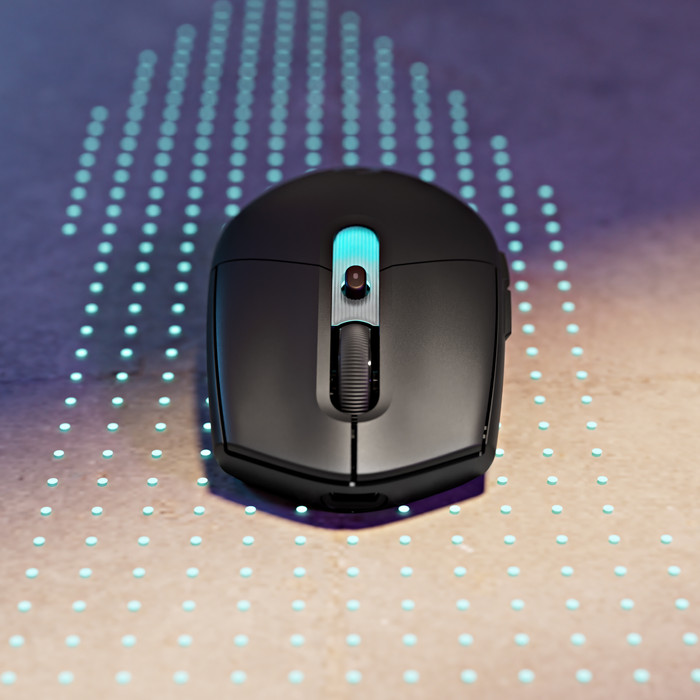 Logitech G305 X Superlight Draadloze Gaming Muis Zwart product in gebruik
