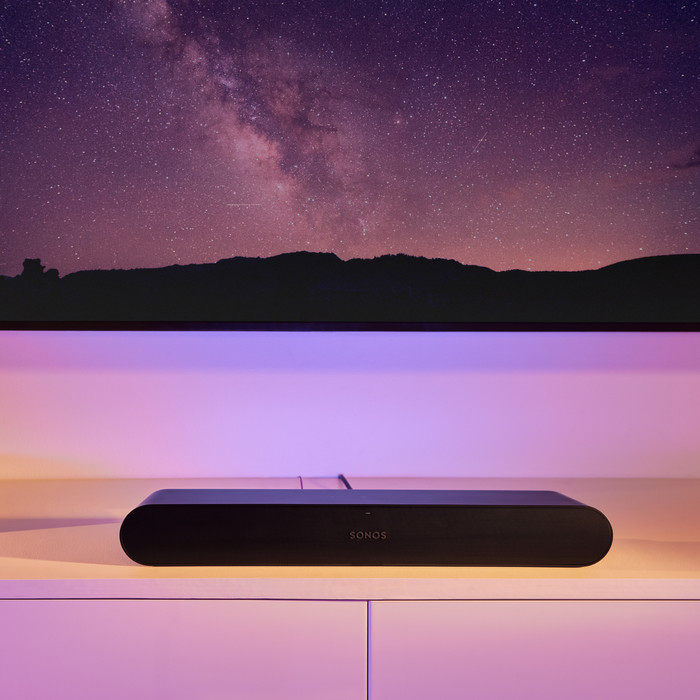 Sonos Ray Black product in use