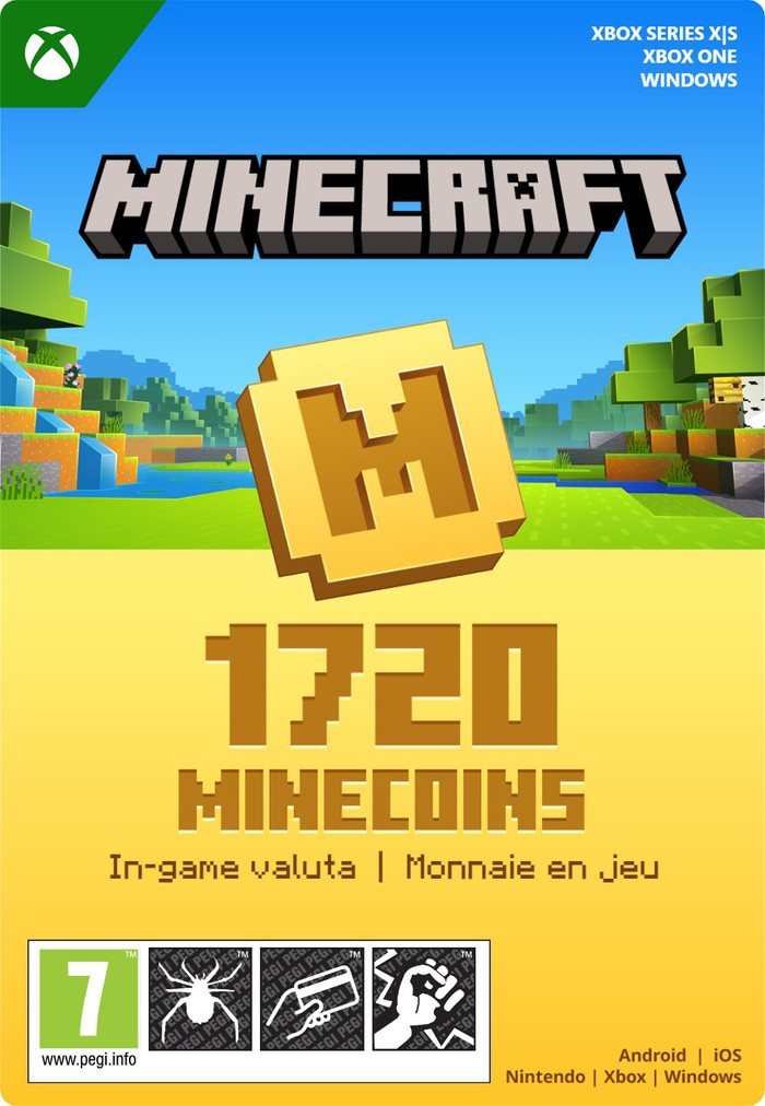 Minecraft: Minecoins Pack: 1720 Coins Xbox Series X|S, Xbox One en Windows 10 - Digitaal voorkant
