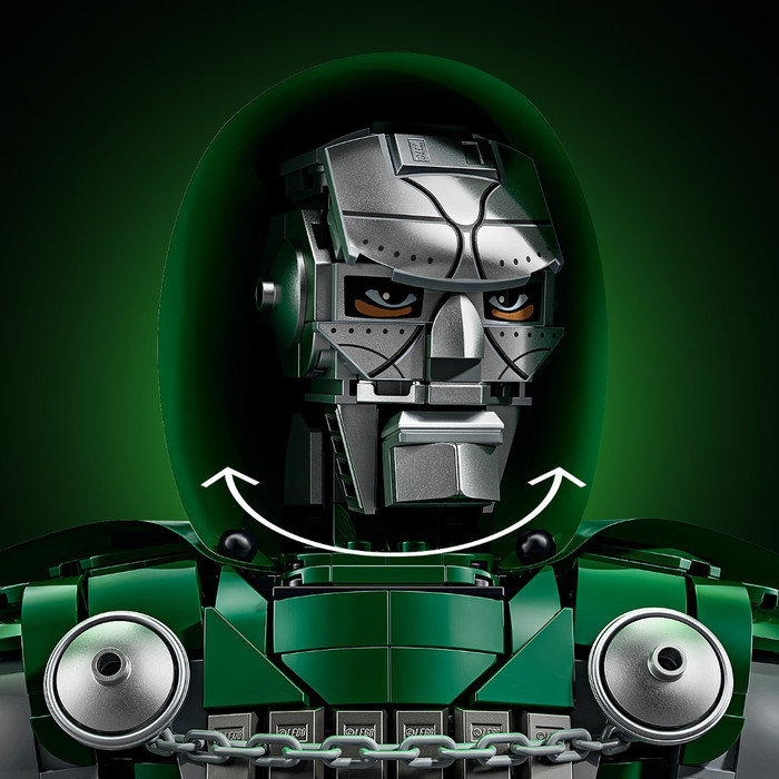 LEGO Marvel Doctor Doom Buste 76345 voorkant