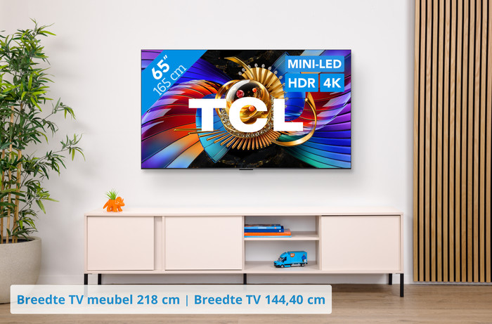TCL SQD Mini-led 65" 80L (2026) visual Coolblue 1