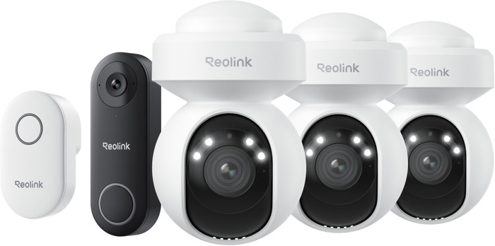 Reolink E540 3-Pack + D340W + Chime Main Image