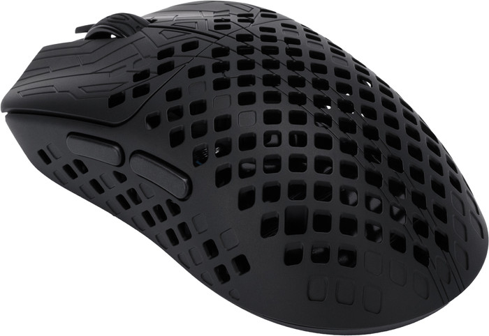 Vortech Prestige Souris Gamer Sans Fil Noir côté gauche