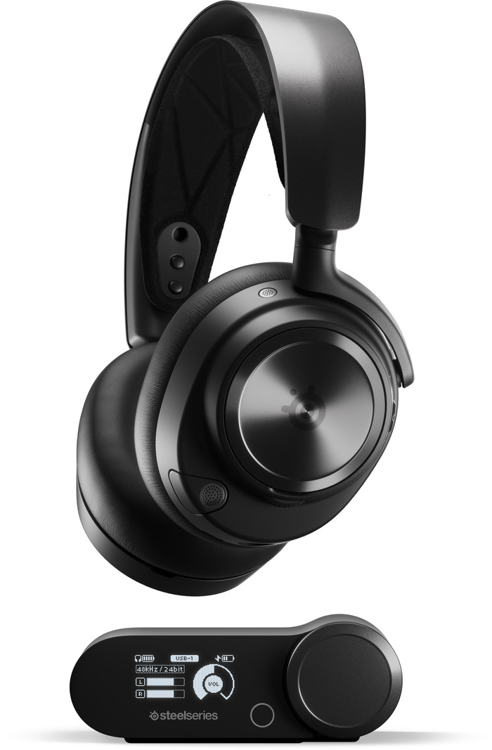 SteelSeries Arctis Nova Pro Wireless linkerkant
