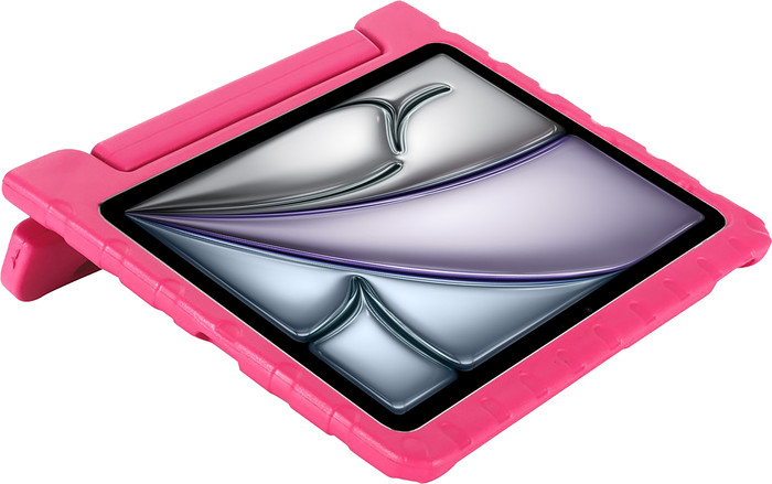 Just in Case Apple iPad Air 11 inches (2025/2024) Kids Cover Pink left side