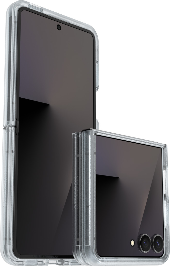 OtterBox Thin Flex Samsung Galaxy Flip 7 Cover Transparent front