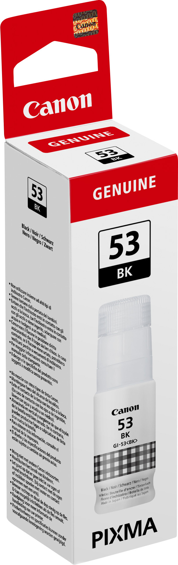 Canon GI-53 Inktflesje Zwart verpakking