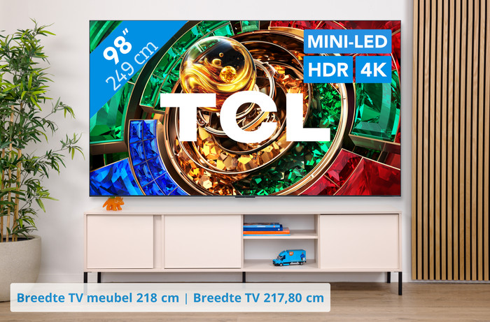 TCL 98" RGB Mini-led RM7L 4K (2026) visual Coolblue 1