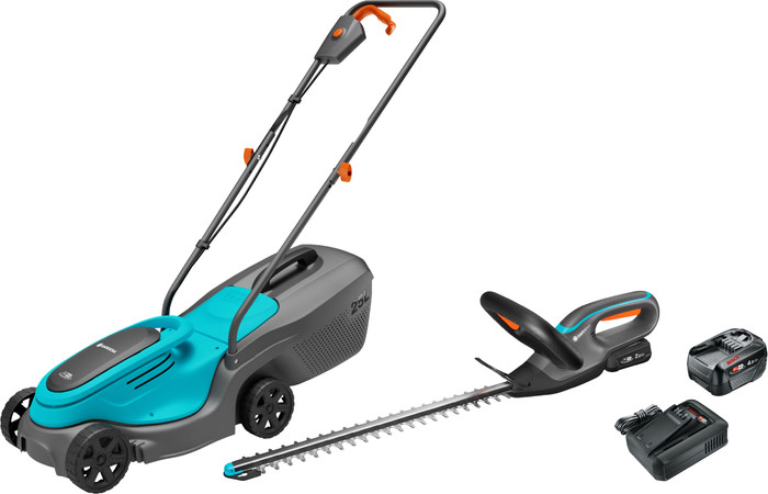 Gardena PowerMax 30/18V P4A Solo + Gardena EasyCut 45/18V + Bosch Starterset 18V 4,0 Ah Main Image