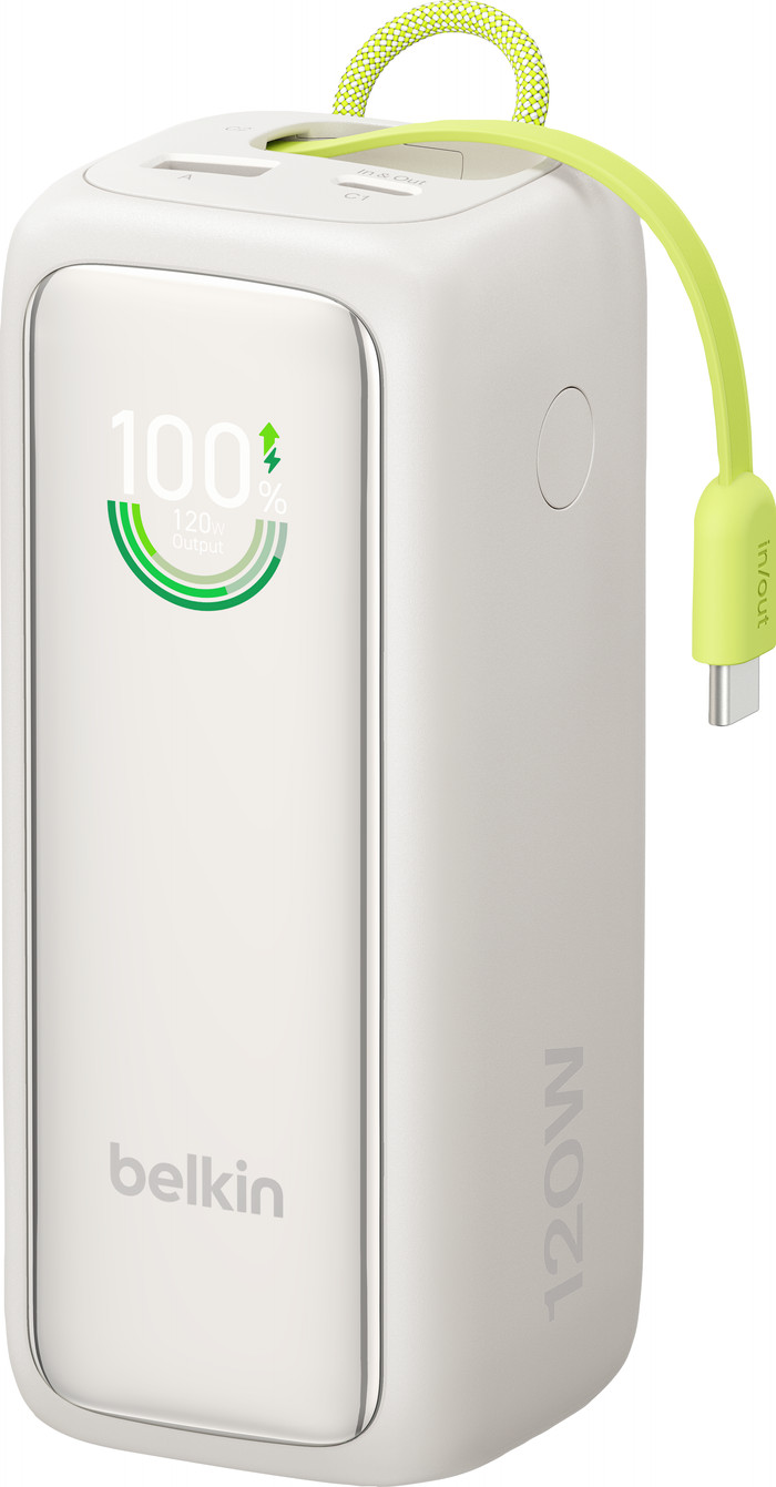 Belkin Powerbank 22.000 mAh met Snelladen 120 Watt Beige Main Image