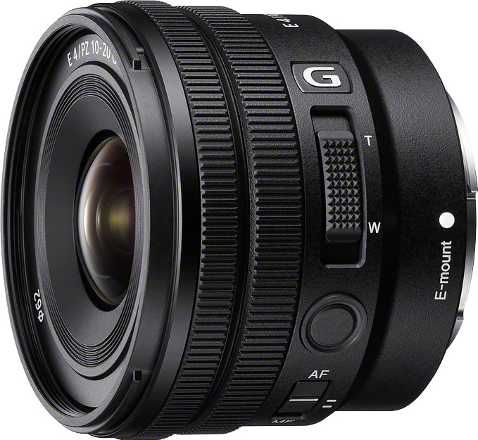 Sony E PZ 10-20 mm F4 G côté droit