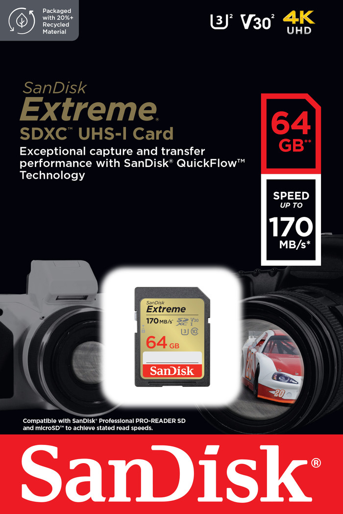 SanDisk SDXC Extreme 64GB 80MB/s null