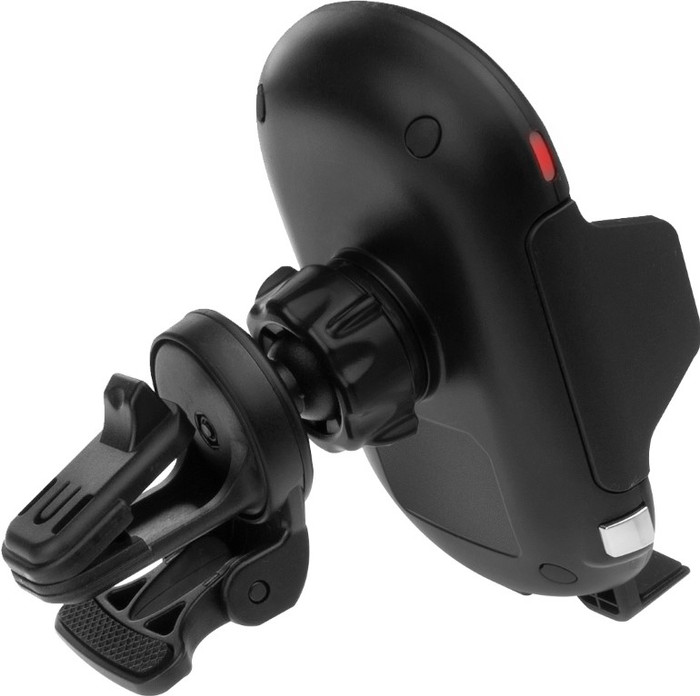 ACT Telefoonhouder Auto Luchtrooster/Dashboard met Draadloos Opladen + Oplader 18W null
