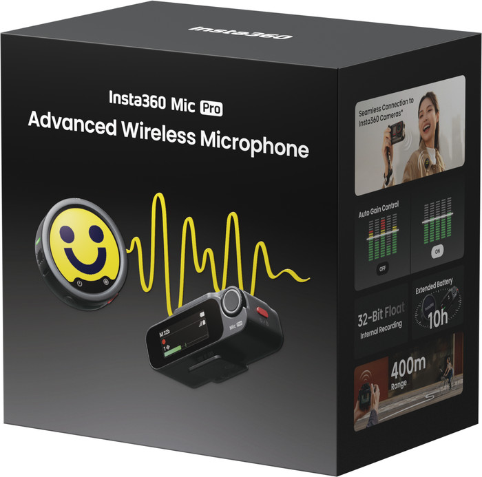 Insta360 Mic Pro Single emballage