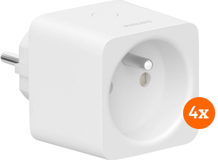 Philips Hue Smart Plug BE/FR 4-pack Main Image