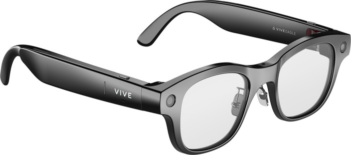 HTC VIVE Eagle AI Bril Photochromic Rechthoekig Zwart linkerkant