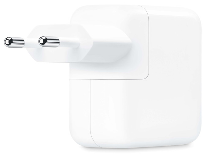 Apple 35W Power Adapter with 2 USB-C Ports + Apple USB-C Charging Cable (2m) back