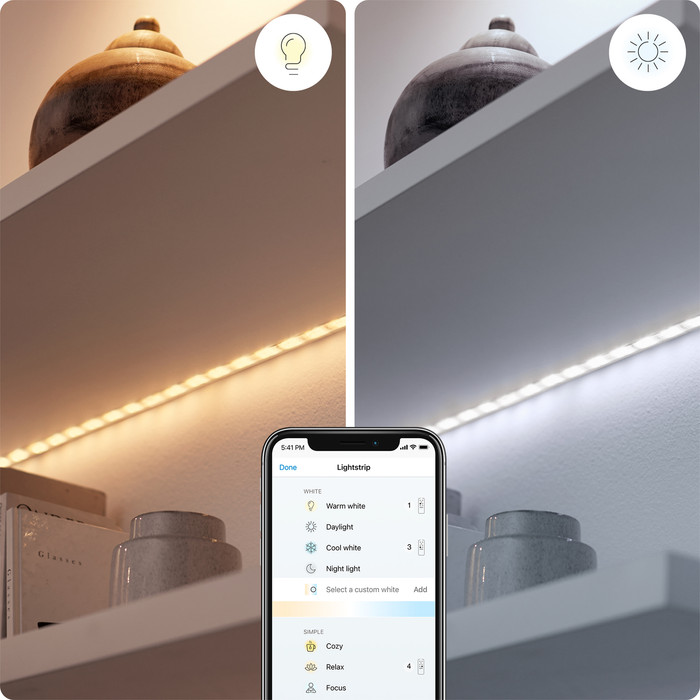 WiZ Light Strip Basic Set 2m product in use
