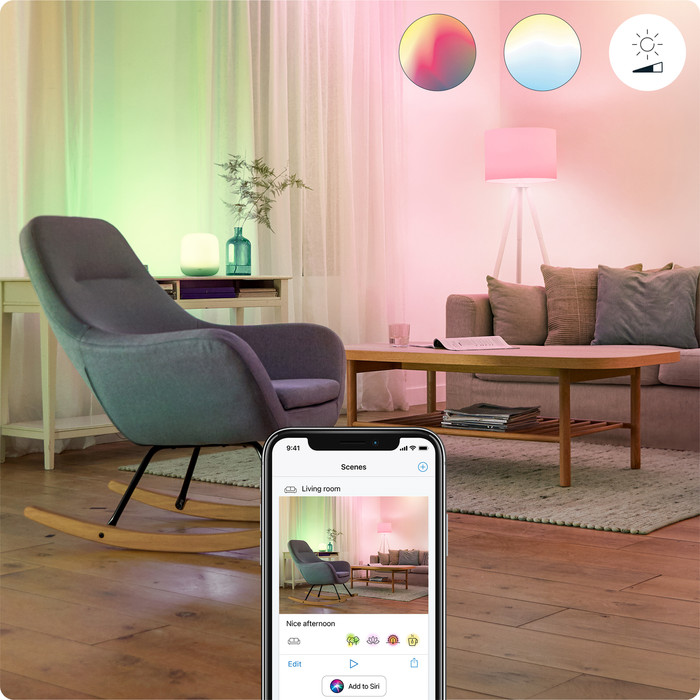 WiZ Light Strip Basic Set 2m product in use