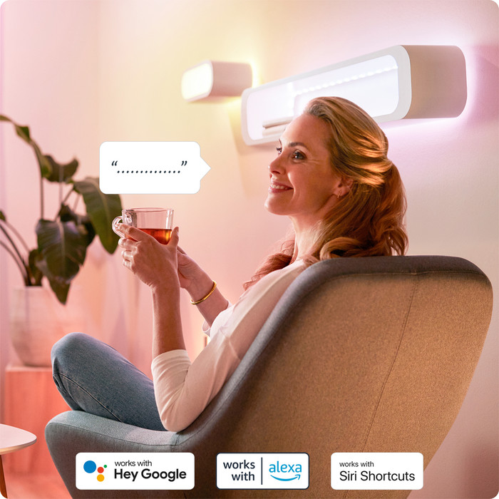 WiZ Light Strip Basic Set 2m product in use