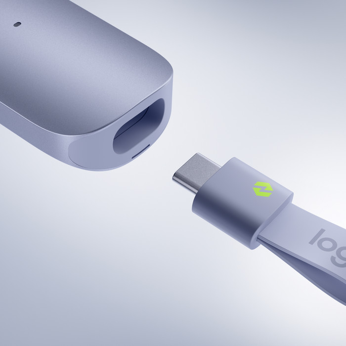 Logitech Spotlight 2 Draadloze Presenter Lila detail