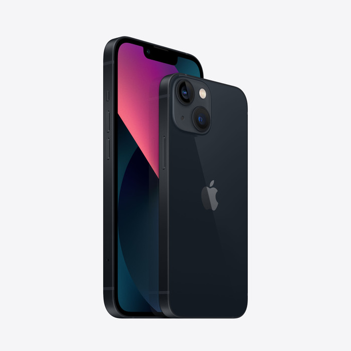 iPhone 13 mini 128 Go Noir Reconditionné (Traces d'utilisation visibles) côté droit