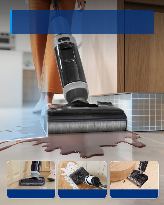 Tineco Floor One i5 Stretch Plus product in gebruik