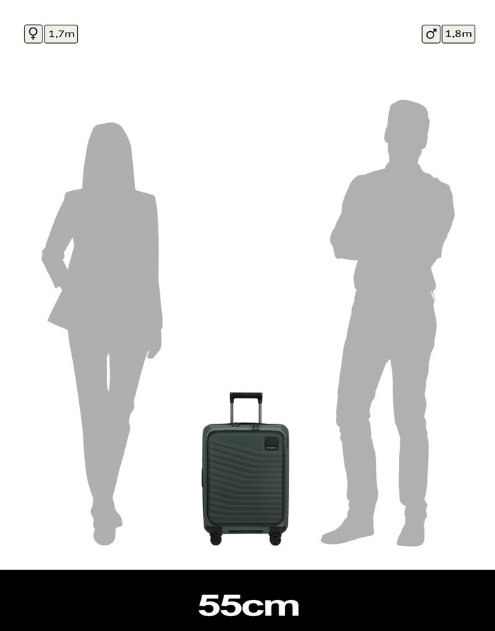 Samsonite Intuo Valise à 4 Roulettes Easy Access Extensible 55 cm Olive Green visuel fournisseur