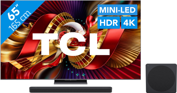 TCL SQD Mini-led 65" C89L (2026) + TCL A65K Main Image