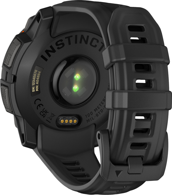 Garmin Instinct 3 Solar Noir 45 mm arrière