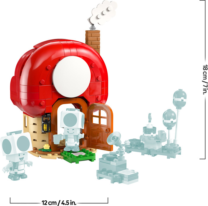 LEGO Super Mario Toads huisfeestje 72041 detail
