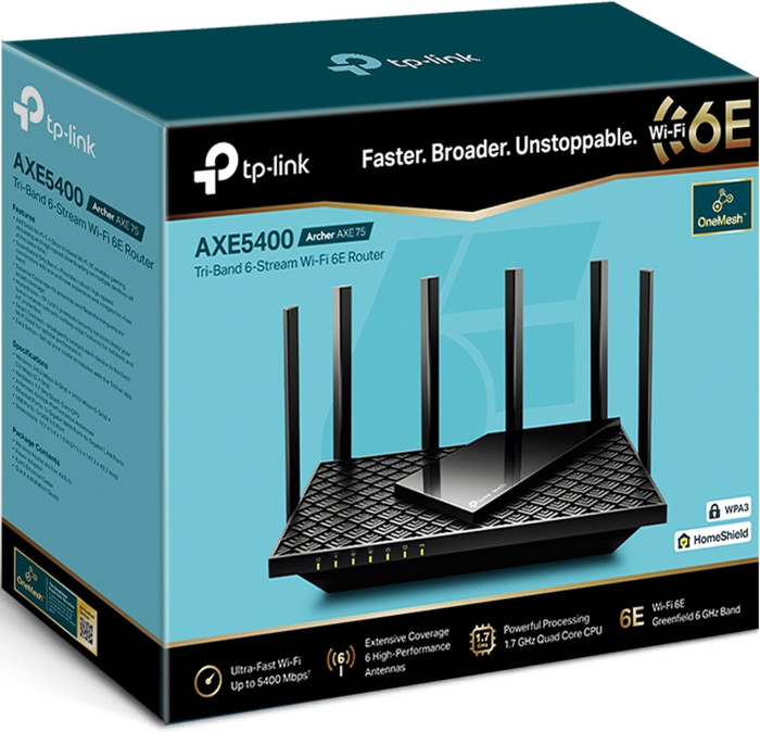 TP-Link Archer AXE75 emballage