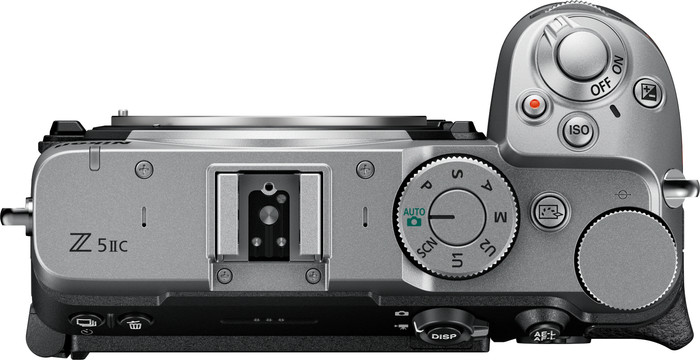 Nikon Z5IIC Body Zilver bovenkant
