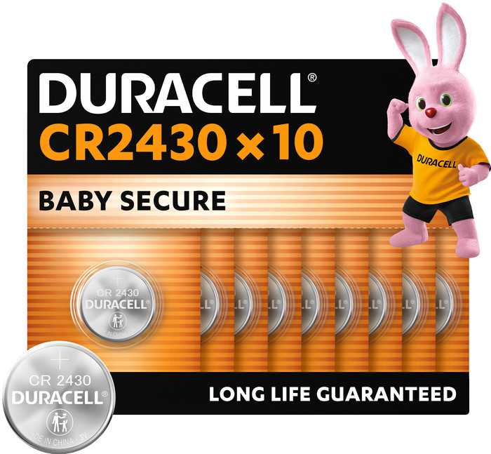 Duracell Specialty CR2430 lithium knoopcelbatterijen 3V 10 stuks Main Image