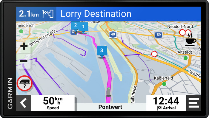 Garmin Dezl LGV610 Truck Europa front