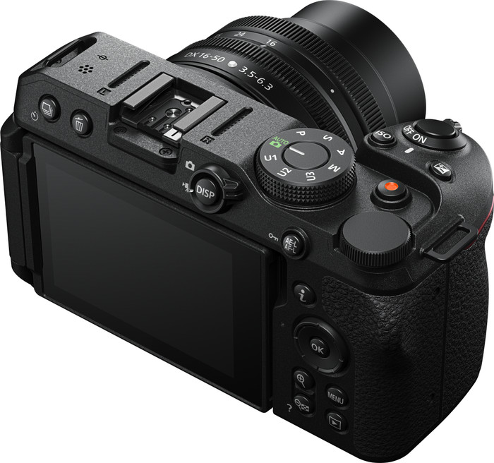 Nikon Z30 + 16-50mm Vlogkit achterkant