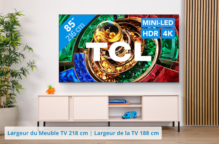TCL RGB Mini-LED 85" RM9L (2026) visuel Coolblue 1
