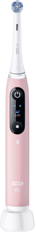Oral-B iO Series 6N Rose Clair + Brossette iO Gentle Care Supplémentaire avant