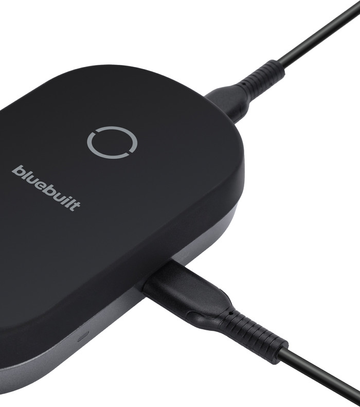 BlueBuilt 2-in-1 Draadloze Oplader met MagSafe en Qi2 25W Zwart detail