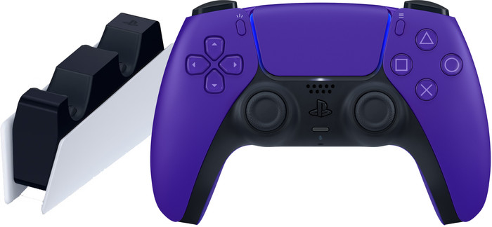 Sony PlayStation 5 DualSense Wireless Controller Galactic Purple + Charging Dock Main Image