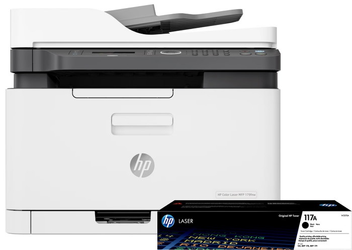 HP Color Laser MFP 179fnw + 1 extra zwarte toner Main Image