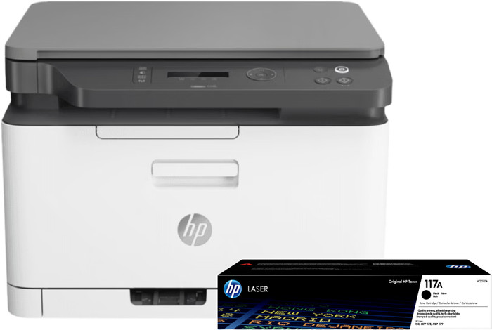 HP Color Laser MFP 178nw + 1 extra zwarte toner Main Image