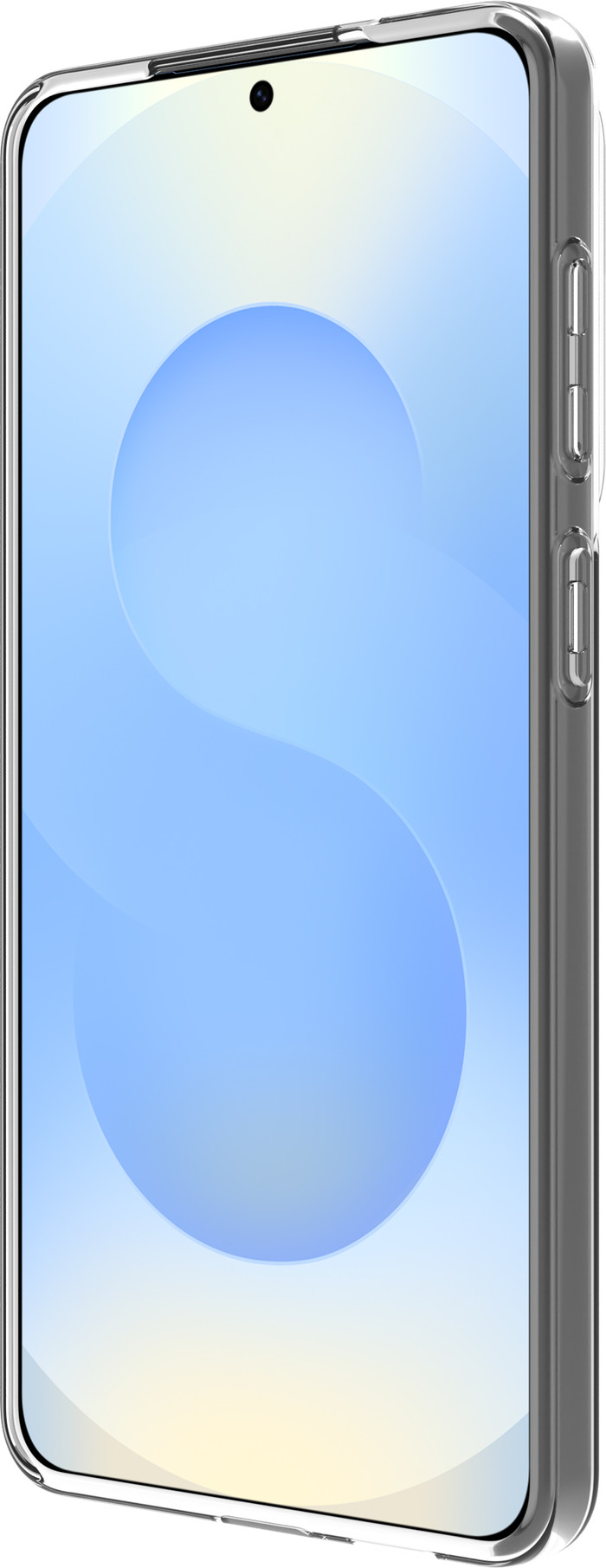 BlueBuilt Samsung Galaxy S26 Plus Back Cover Transparent côté gauche