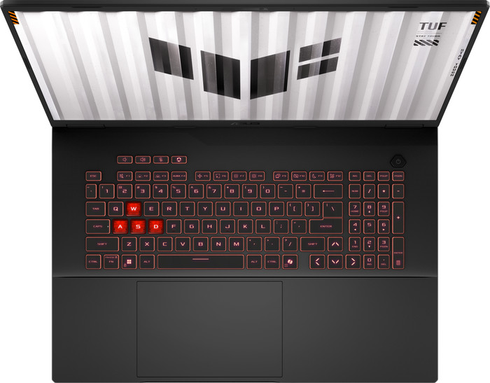 ASUS TUF Gaming 18 FA808UM-S8112W AZERTY bovenkant