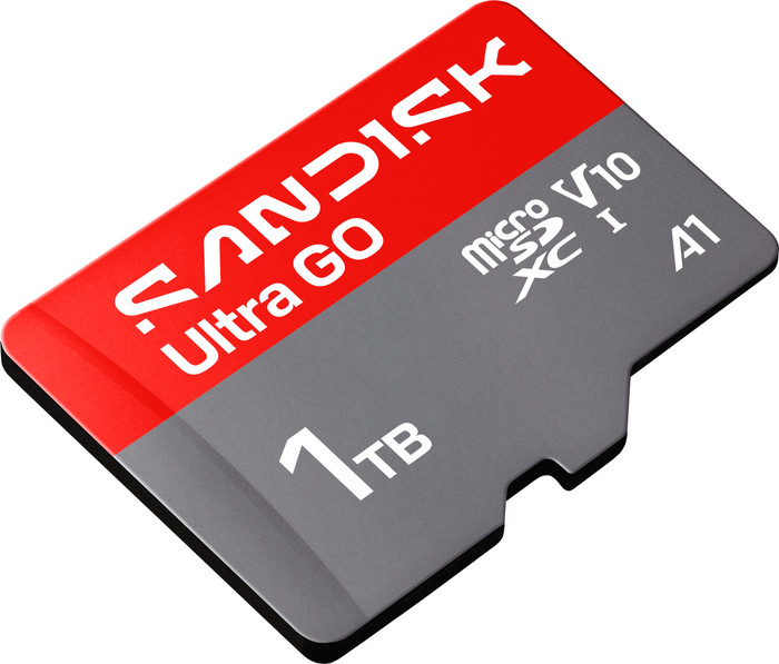 SANDISK Ultra GO microSDXC 1TB 190MB/s bovenkant