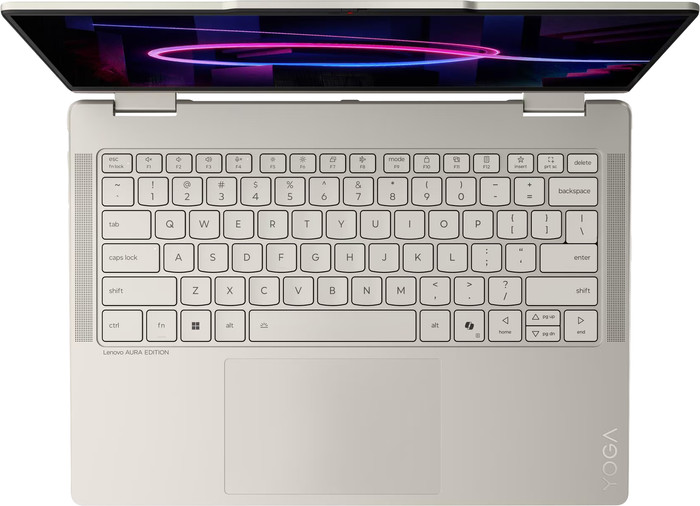 Lenovo Yoga 7 2-in-1 OLED Copilot+ PC 14IPH11 83TC008SMB AZERTY bovenkant
